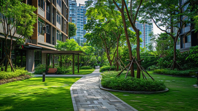 室外植物墙，养护比设计更考验功夫